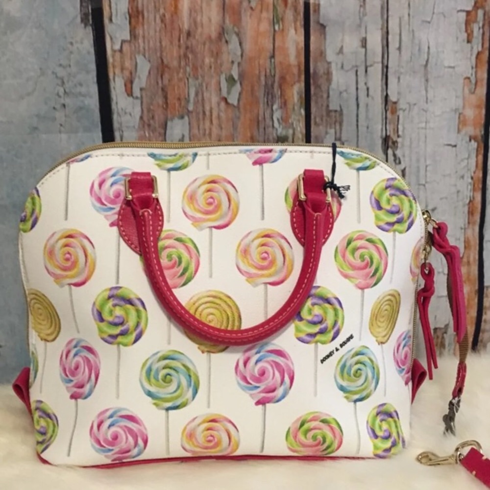 Bnwt Dooney and Bourke lollipop swirl satchel Set - Picture 3 of 8